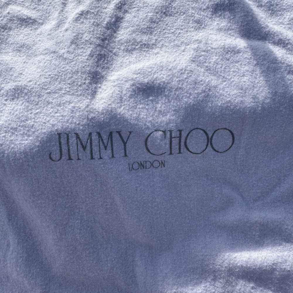 Jimmy Choo Made in Italy White Patent Leather Drawstring Tote - Picture 17 of 17